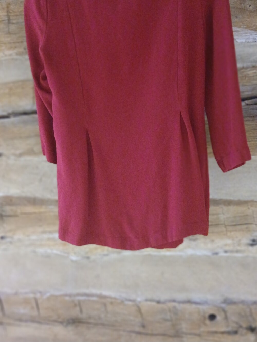 J. Jill Cranberry Red 3/4 Sleeve Swing Tunic XS - Picture 7 of 11